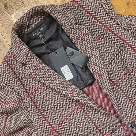 rag & bone Paprika Margot Wool Blazer NWT designer luxury jacket 0 XS - Picture 5 of 12